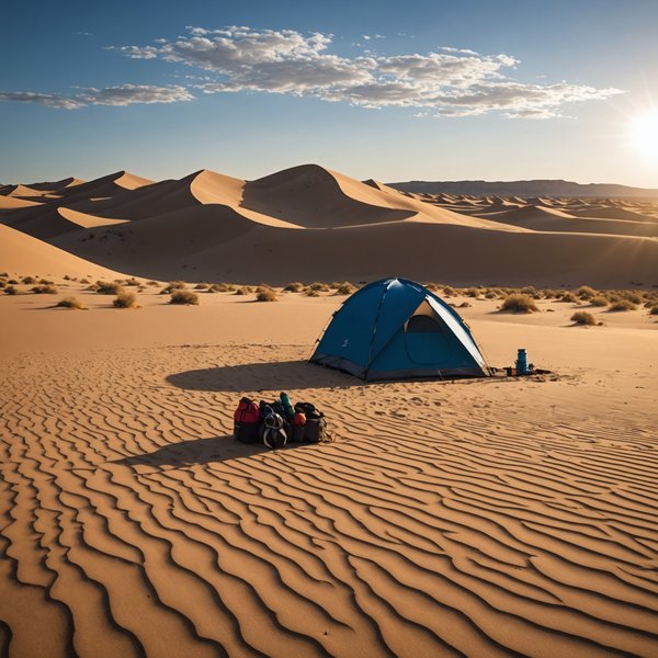 Quels sont les conseils pour un camping en toute sécurité en zone de dunes mouvantes?