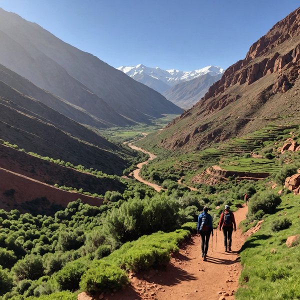 Quels sont les meilleurs itinéraires pour une randonnée dans les montagnes de l'Atlas au Maroc?