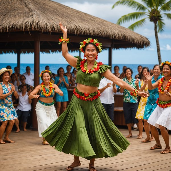 Peut-on trouver une croisière qui propose des cours de danse traditionnelle hawaïenne?