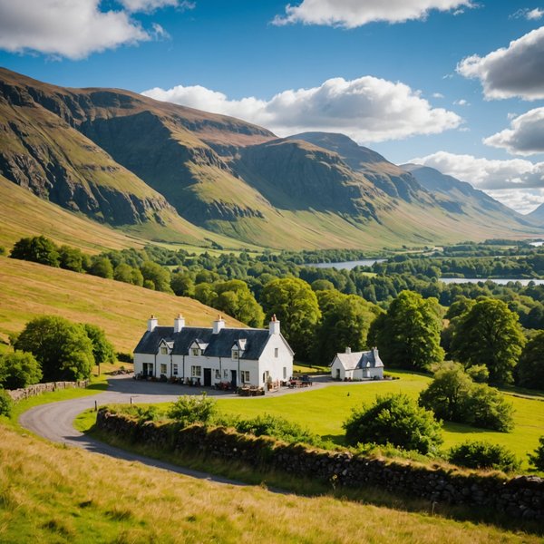 Où trouver une maison de vacances en Écosse avec des cours de cuisine et des randonnées dans les Highlands?